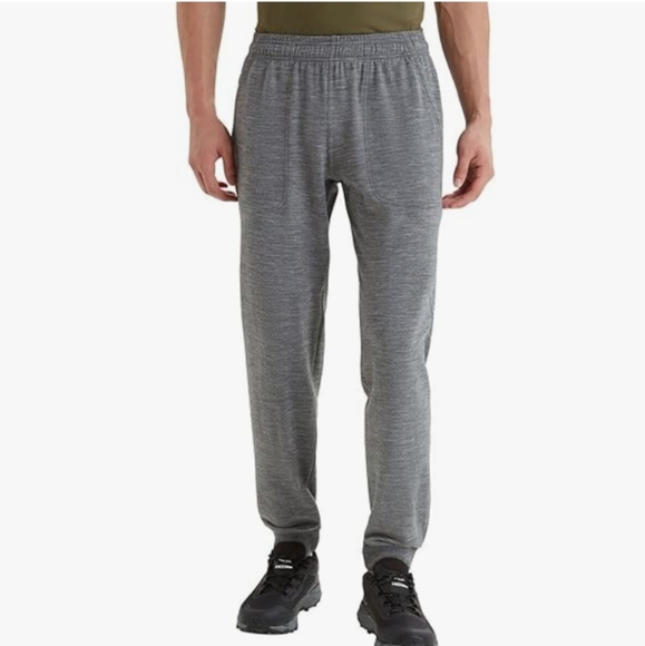 ICEBREAKER NWT Merino Jogger Grey Shifter Pants Gritstone Yoga Workout XL - Picture 10 of 12